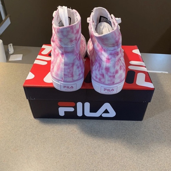Fila Pink Tie-Dye High-Top Sneakers‼️FINAL SALE - Picture 6 of 10